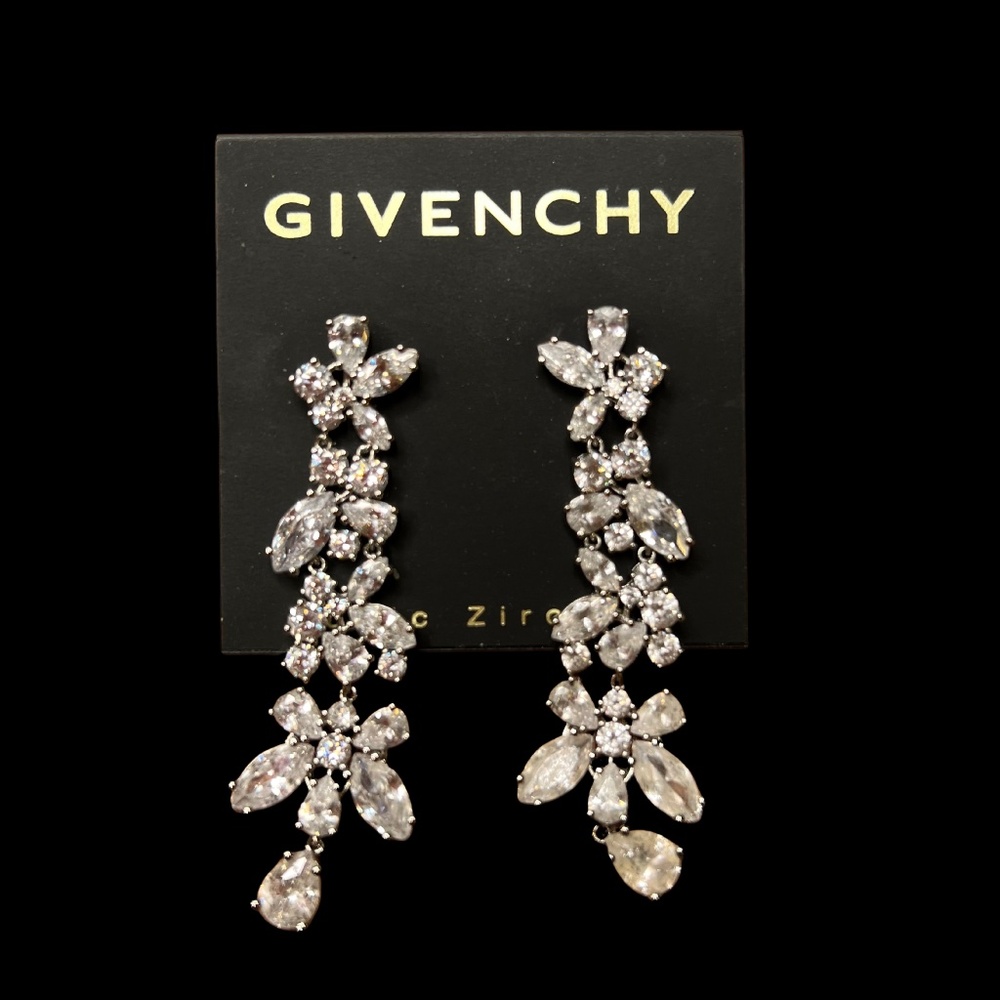 NWT Givenchy Cubic Zirconia Earrings